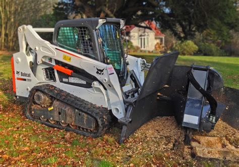 skid steer stump grinder used|used bobcat stump grinder attachment.